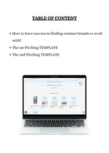 Load image into Gallery viewer, UGC Retainer Brand Email Pitch TEMPLATE (2 connected Templates)
