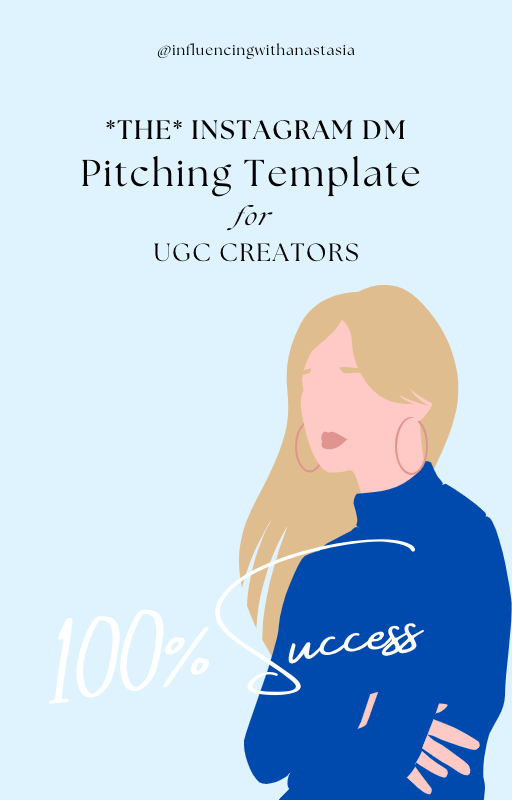 FREE Instagram DM Pitching Template for UGC creators